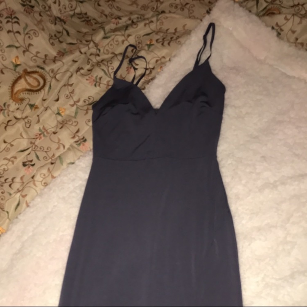 fashion nova silky slit dress - Picture 11 of 13